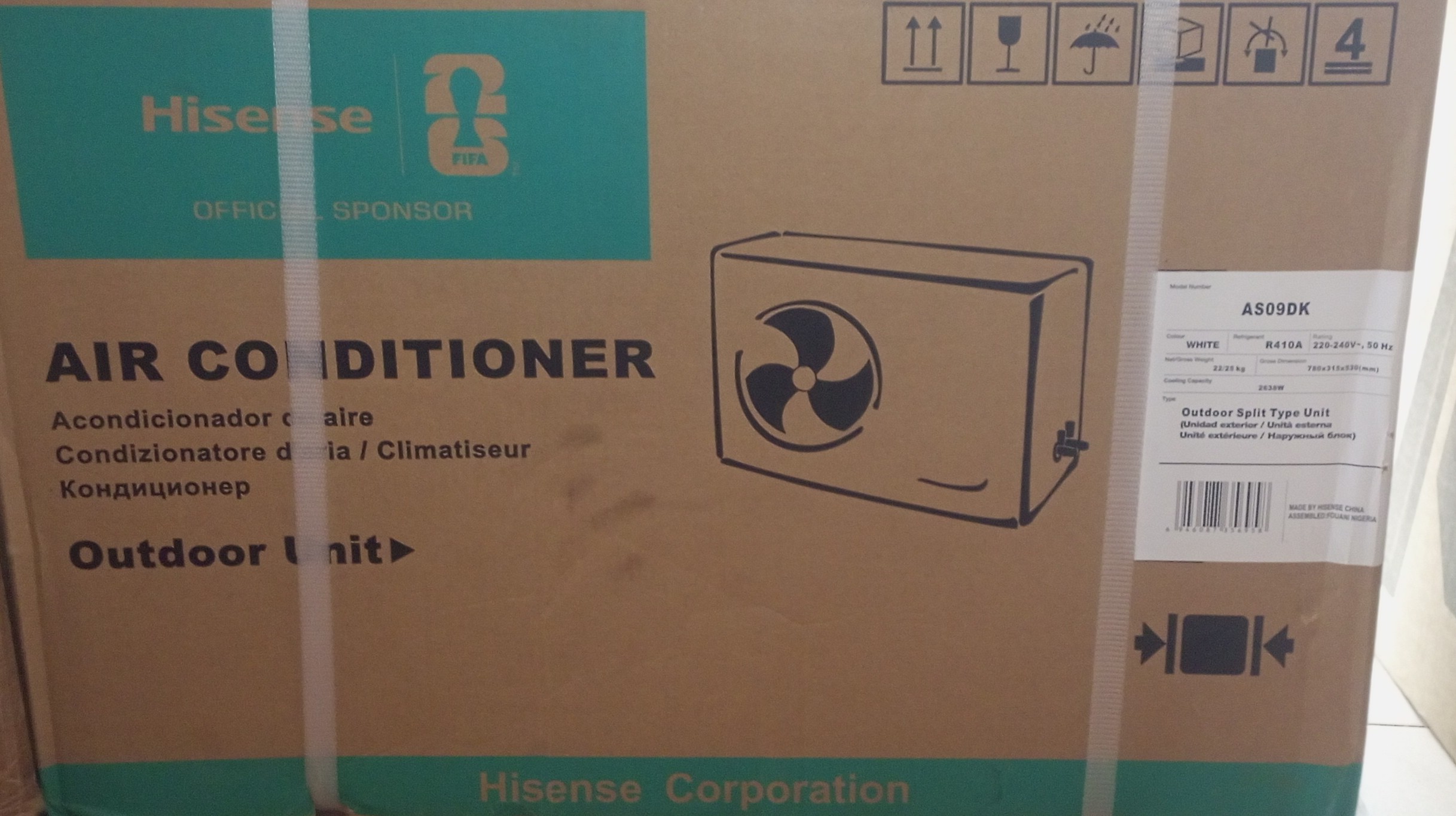 HISENSE AIR-CONDITIONER--AS09DK