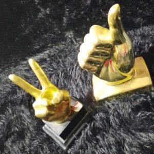 up hand finger figurines